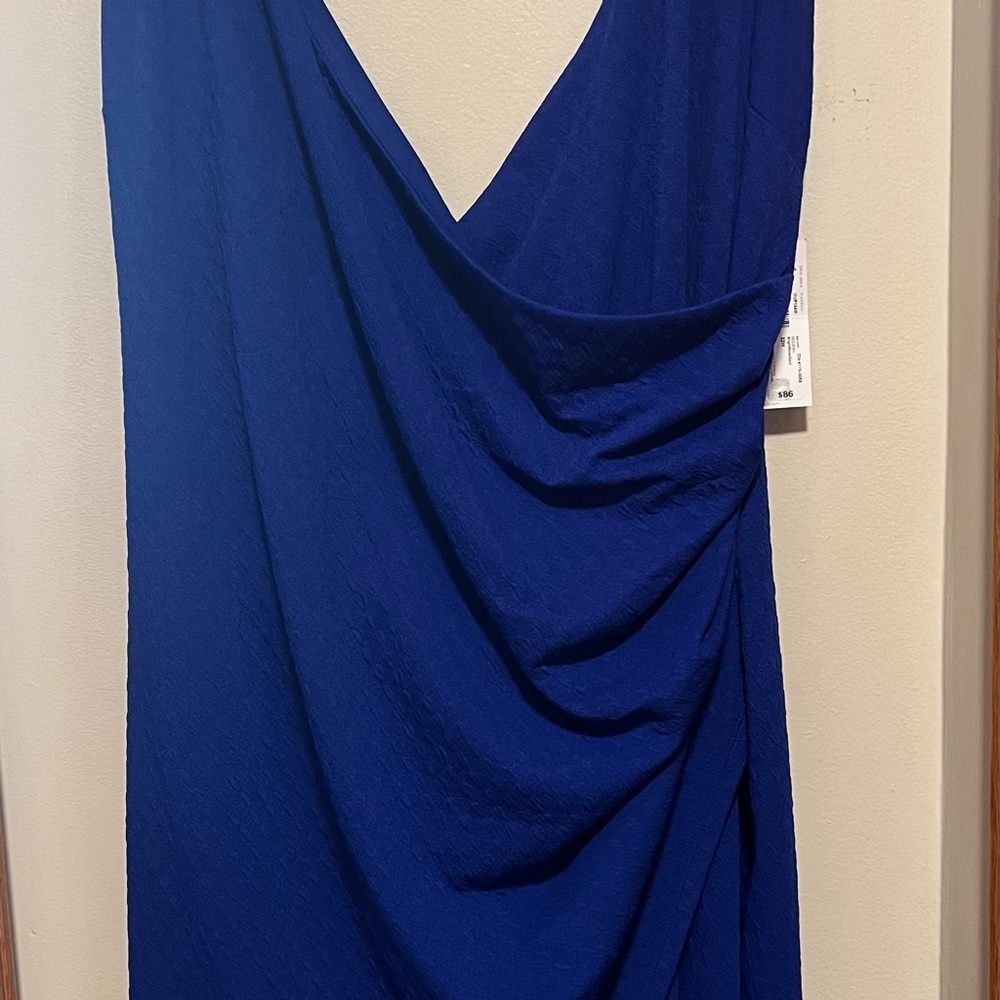Mid length royal blue formal gown